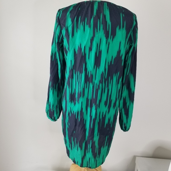 NWT Michael Michael Kors Long Sleeve Tassel Keyhole Collar Mini Dress Size M - Picture 10 of 13